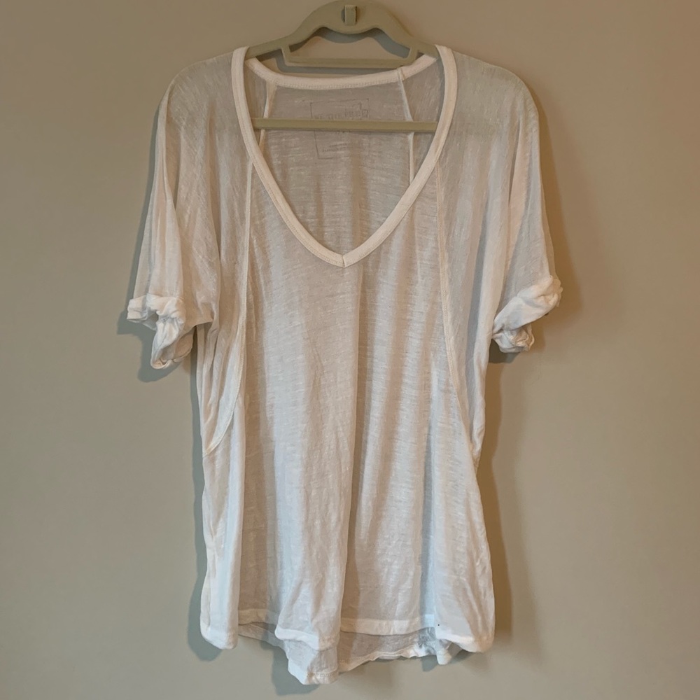 white tee